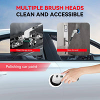 7 in 1 Electric Spin Scrubber Cordless Cleaning Brush with Extendable Handle for Floor Cleaner, Bathtub, Sweeper